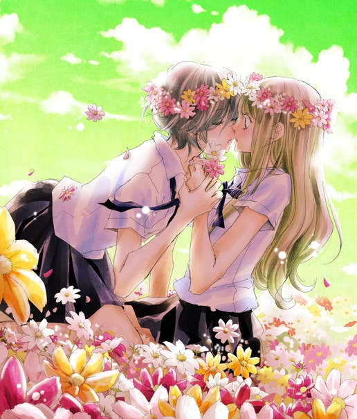 A kiss for the flower anime